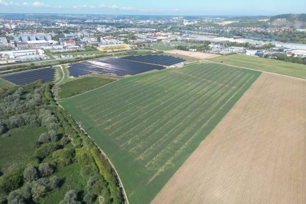 Agri PV 15.09. Baufortschritt Agri PV 15.09. Baufortschritt